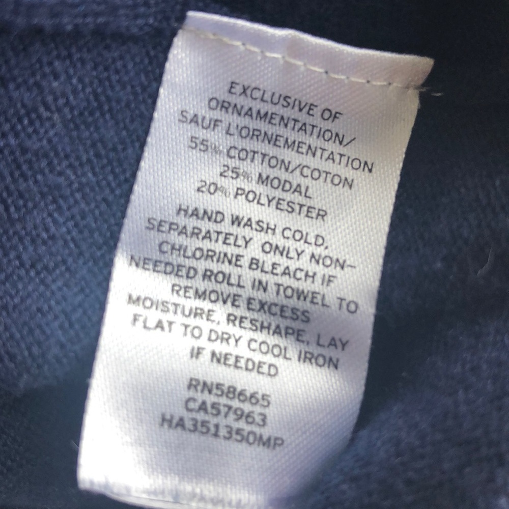 Halogen graphic pullover S shirt sweater London - Picture 7 of 7